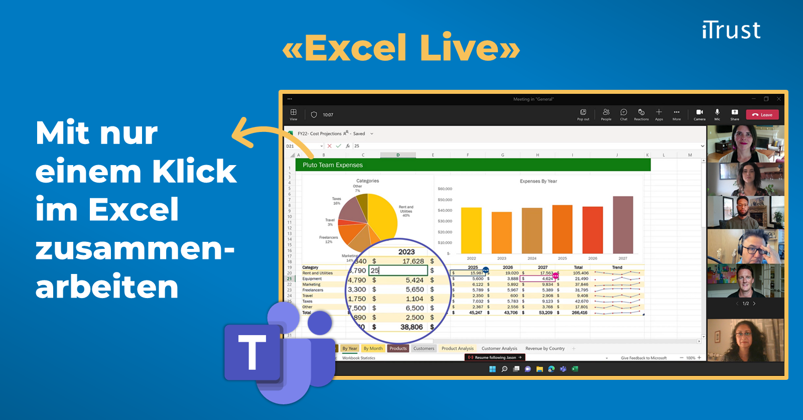 Microsoft Teams: Excel-Live