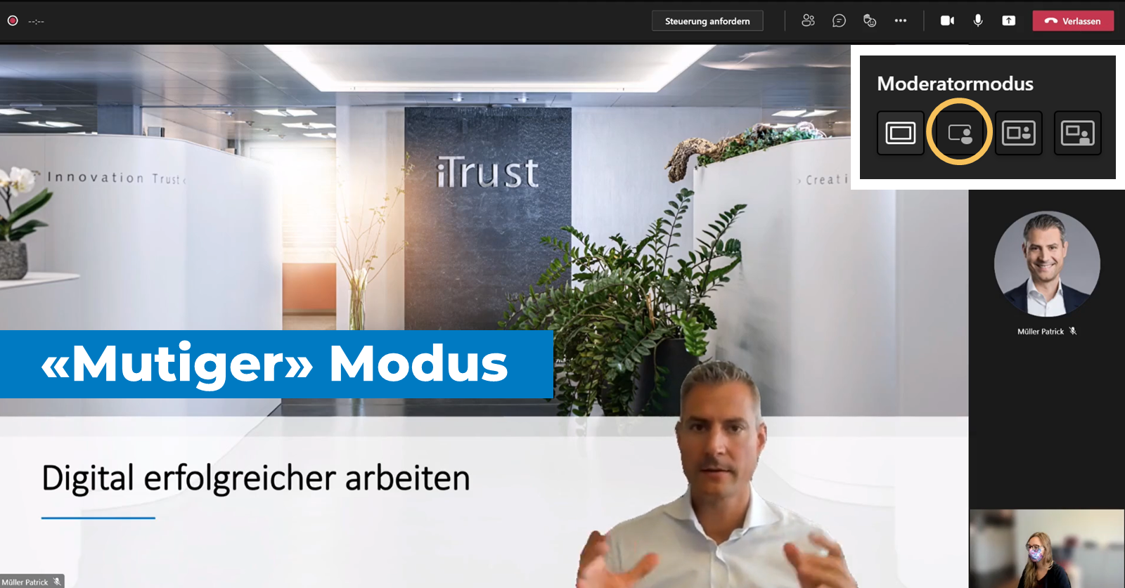 Microsoft-Teams-Update: Mutiger Präsentations-Modus